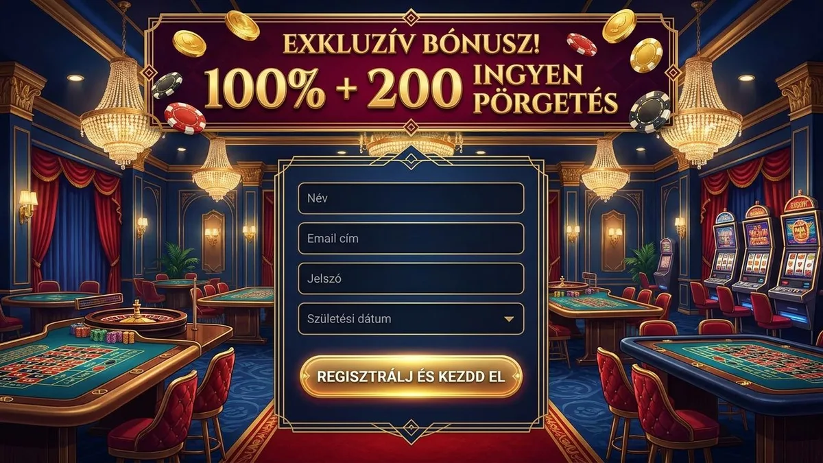 Regisztráció bónusszal